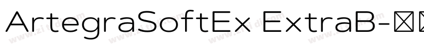ArtegraSoftEx ExtraB字体转换